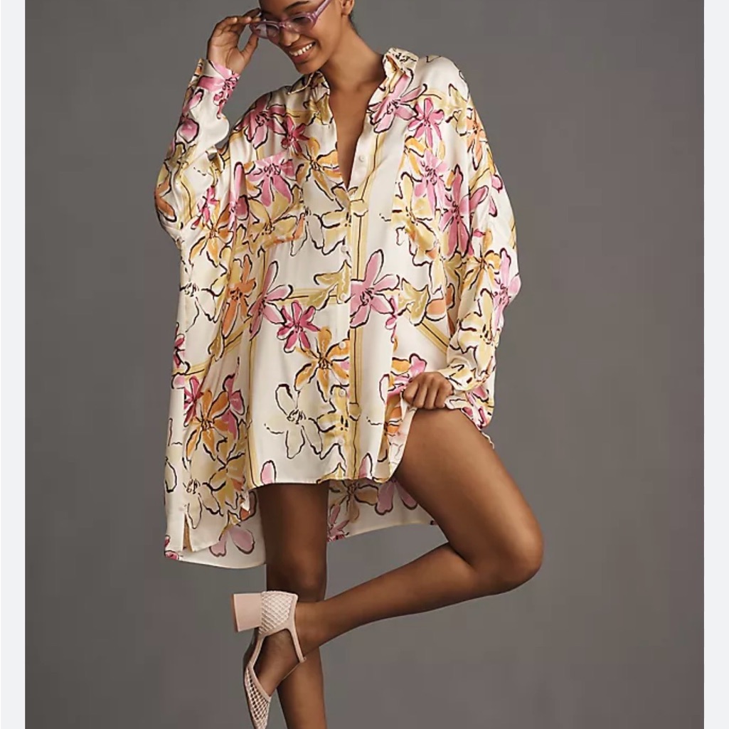 Corey Lynn Calter Floral Print Top - Pink And Yellow